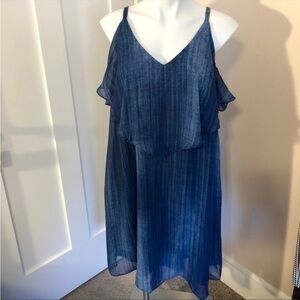 London Times Blue Dress